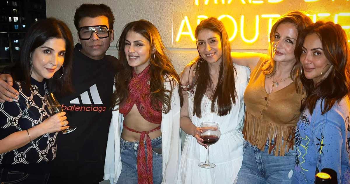 Rhea Chakraborty Bashed By Sushant Singh Rajput Fans On Partying With Karan Johar