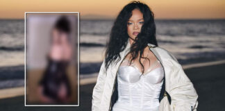 Rihanna Puts On A S*xy Act As She Shows Her B**bs & A*s In Lace-Up Leather Lingerie From Savage X Fenty