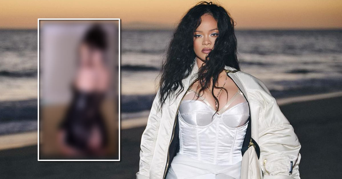 Rihanna Puts On A S*xy Act As She Shows Her B**bs & A*s In Lace-Up Leather Lingerie From Savage X Fenty