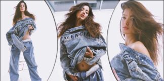 Shanaya Kapoor Is Setting Our Display On Fire By Going Topless Hiding Her B**bs With A Balenciaga Jacket, Check Out!