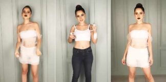 Uorfi Javed Covers Her Assets With A Transparent Roller Bandage, Netizens Troll - See Video Inside