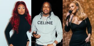 Adele sends her best wishes to Megan onstage after Tory Lanez verdict