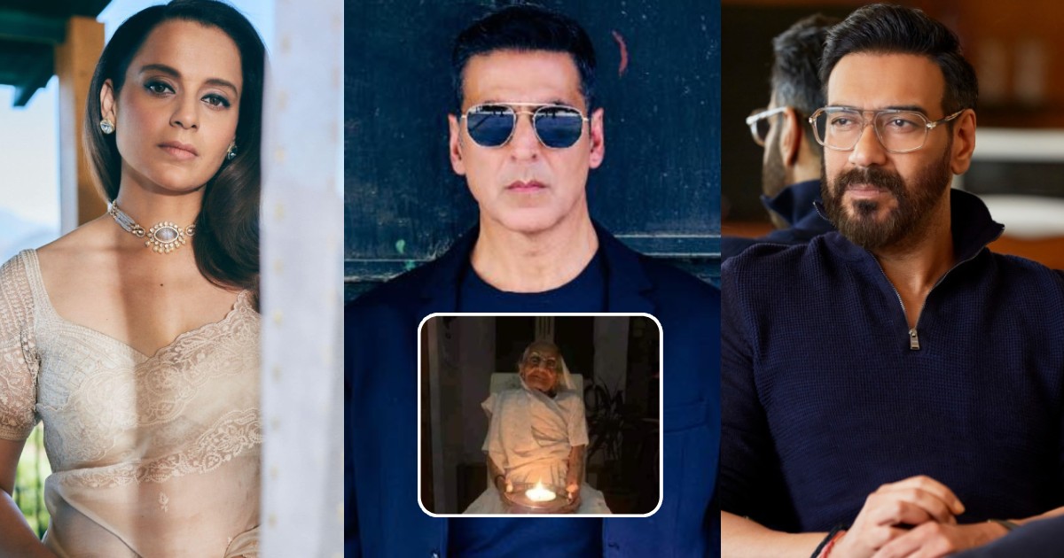 Akshay, Kangana, Ajay Devgn mourn death of PM's mother