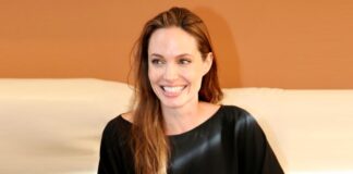Angelina Jolie Once Broke The Internet By Donning A See-Through Netted Jumper With Black Tube & Knickers