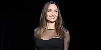 Angelina Jolie Once Walked The Red Carpet In A Nude Pink Versace Gown Looking Like The Greek Goddess Of Beauty ‘Aphrodite’ - Check Out