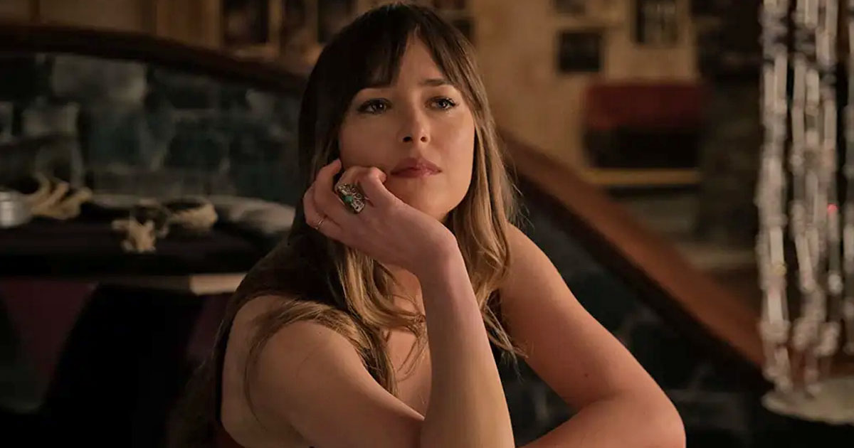 Dakota Johnson Once Flaunted Her Side B**b In A Gucci Bejewelled Top With  Deep Plunging Neckline & Only The Fifty Shades Of Grey Actress Could Pull  Off Satin Pants With Such Oomph!