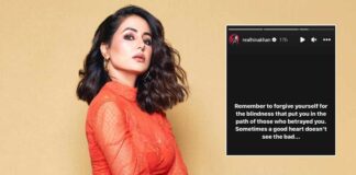Hina Khan shares cryptic post about 'Betrayal', worried fans express concern for the actress on social media 