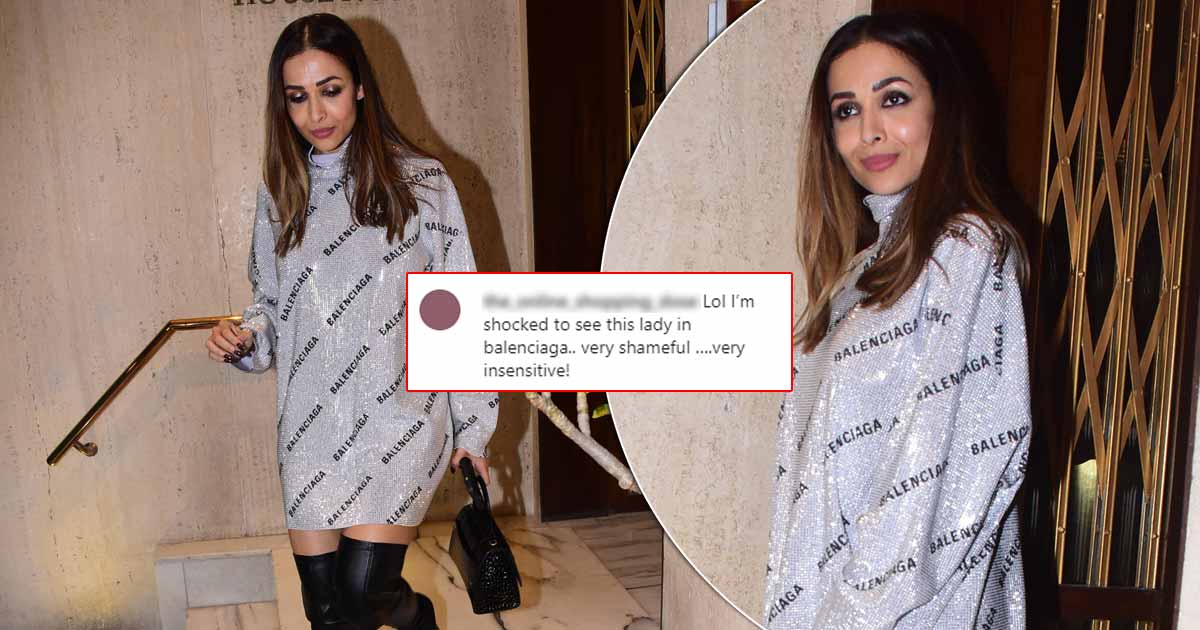 Malaika Arora Dons Balenciaga Despite Outrage, Netizens School Her!