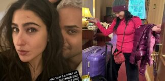 Sara Ali Khan Wraps Her Last Shot Of 2022, Says “See You In 2023” Sara Ali Khan gives her last shot of 2022 in UK; See pics!