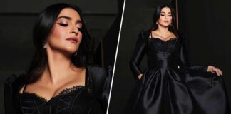 Sonam Kapoor Brings Back The Goth Vibe In A Princessy Looking Black Corset Dress - See Pics Inside