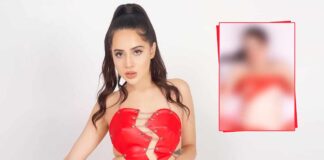 Uorfi Javed Goes N*de, Tapes Herself Up With Nothing But Red Tapes, Netizens Troll - See Video