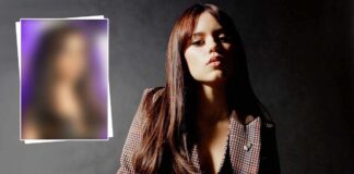 Wednesday Fame Jenna Ortega Dishes Out Hot & Creepy Vibes In A Black Versace Dress