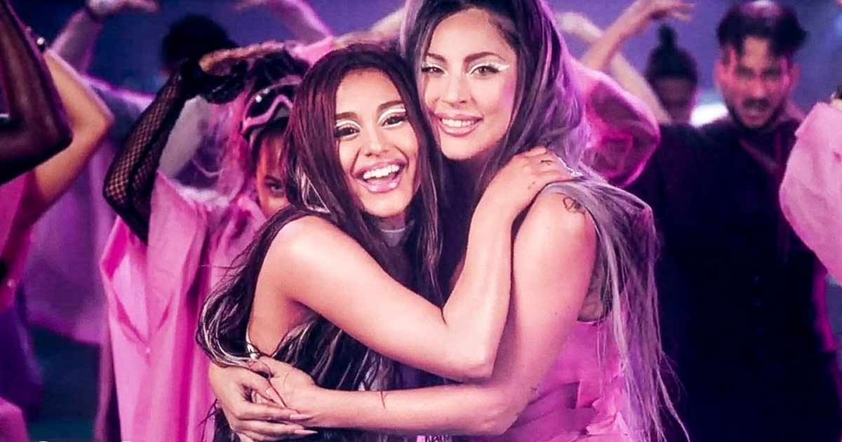 When Lady Gaga Accidentally Popped Her B**bs Out Flashing Her N*pple While Performing With Ariana Grande At VMAs - Watch