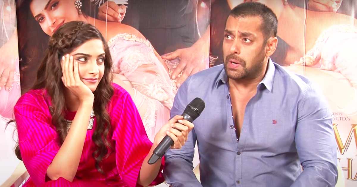 When Salman Khan Used Sonam Kapoor's Dress To Wipe His Sweat, Netizens React - Deets Inside