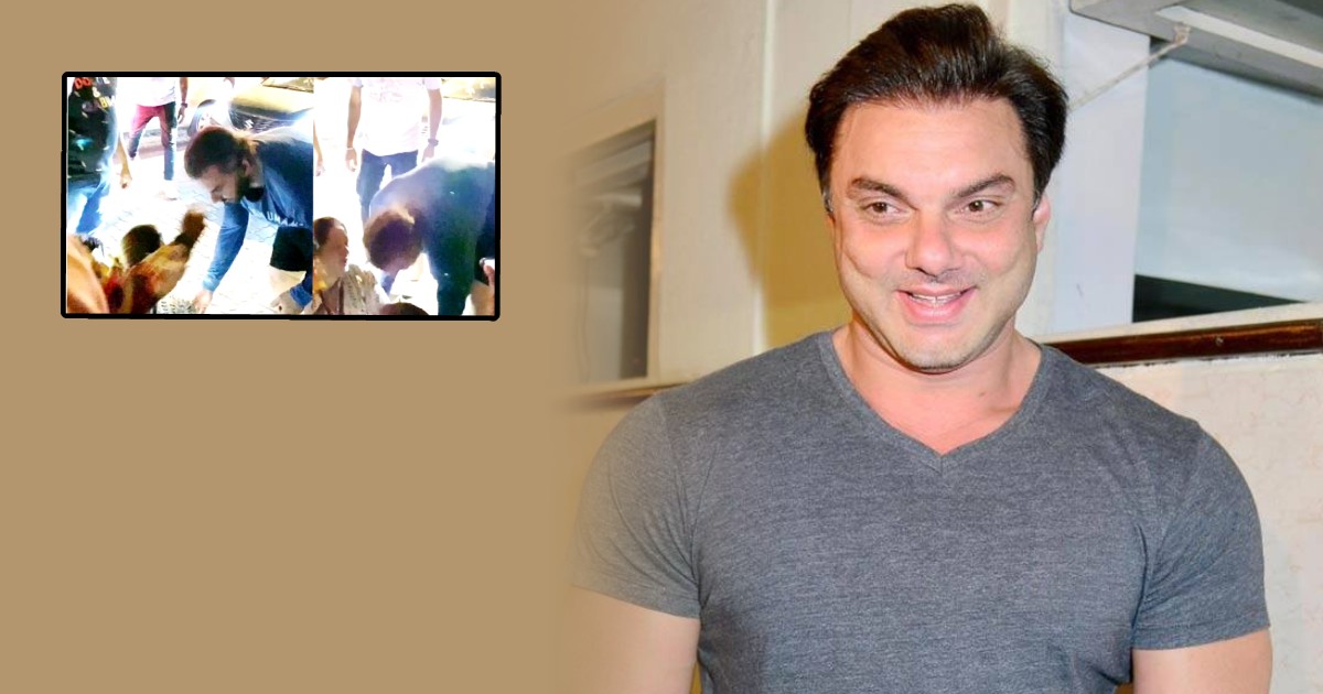 Being human: Salman's brother Sohail Khan helps woman in the street