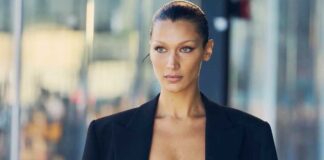 Bella Hadid Looked Flawlessly S*xy In A 'Star & Love' Br*lette While Flaunting Her Abs