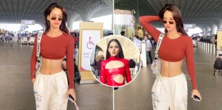 Disha Patani Flaunts Her Washboard Abs In Her Airport OOTD & Gets Trolled By Netizens For ‘Nose Job’ - Watch