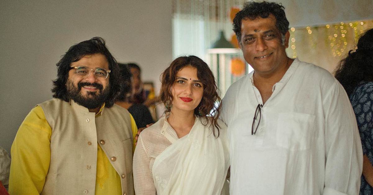 Fatima Sana Shaikh shares pics from Anurag Basu's Saraswati pooja celebration