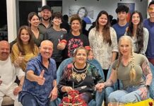 Hrithik, Saba Azad join family on Sunaina Roshan's birthday