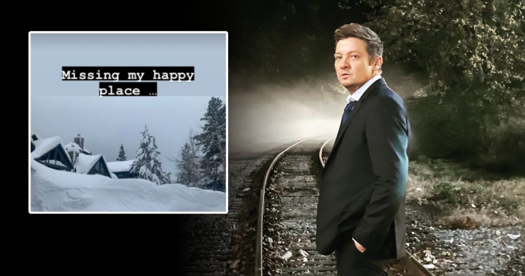 Jeremy Renner Shares A Picturesque Snap Of His SnowClad Home Amid
