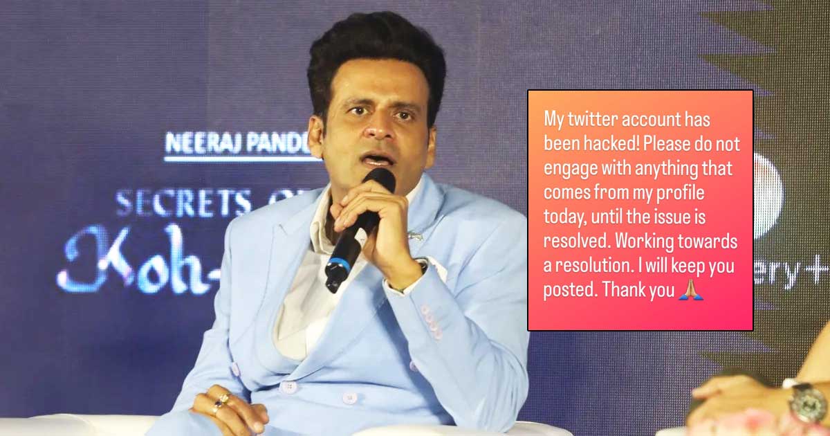 Manoj Bajpayee On His Twitter Account Getting Hacked: "Please Do Not Engage"