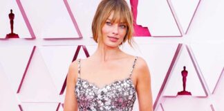 Margot Robbie Looks Too Hot To Handle In A S*xy Thigh-High Dress & Nearly Shows Her Panties While Strutting The Streets Of Sydney