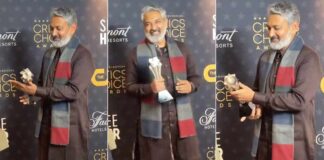 ‘Mera Bharat Mahan': S.S. Rajamouli at 28th Critics Choice Awards