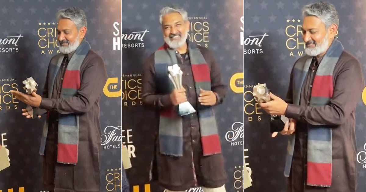 Critics Choice Awards 2023: RRR Director SS Rajamouli Gives An Emotional  Speech At The Ceremony, To All The Women In My Life