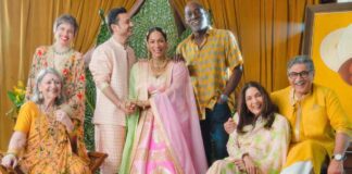 Neena Gupta, hubby Vivek Mehra, ex Viv Richards come together for Masaba's wedding
