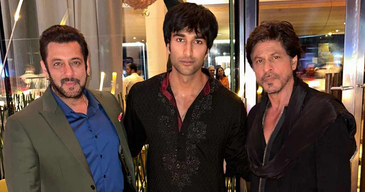 'Pathaan' SRK poses with 'Tiger' Salman, Meezaan Jafri shares picture