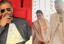 Suniel Shetty pens heartfelt note for Athiya Shetty, KL Rahul after their wedding