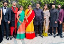 Team 'RRR' makes a style statement with sarees, sherwanis and bandhgalas