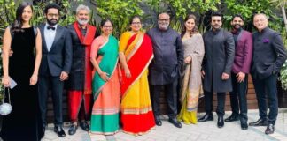 Team 'RRR' makes a style statement with sarees, sherwanis and bandhgalas