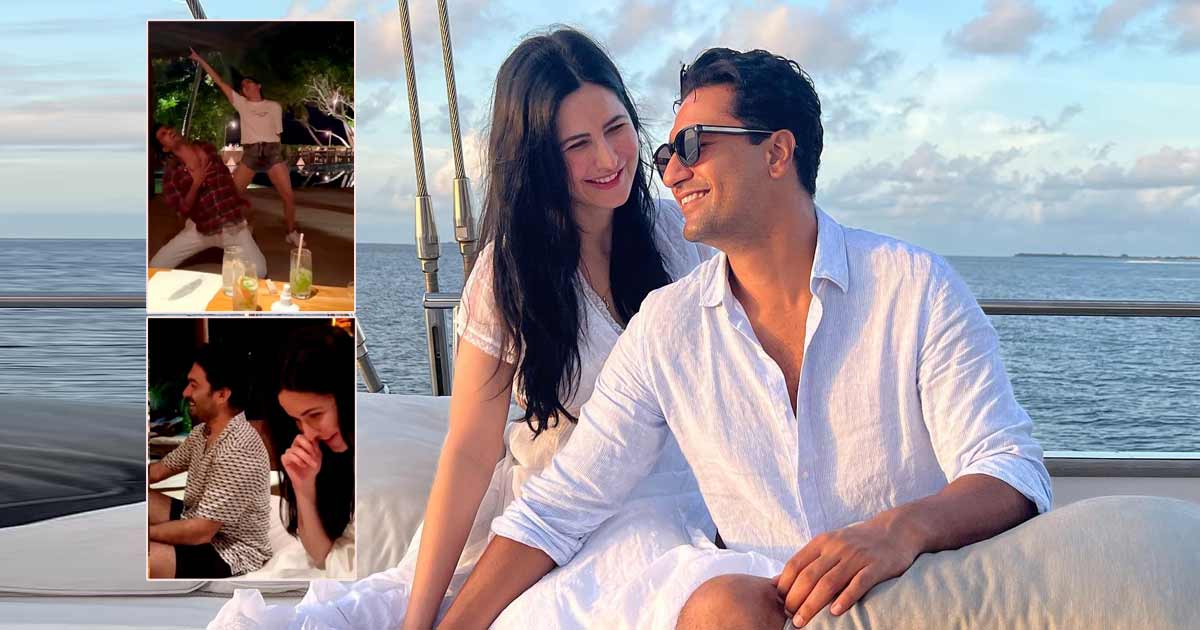 Vicky Kaushal Dancing In Full 'Desi' Style Makes Our 'Videsi' Girl Katrina Kaif Blush Like Never Before