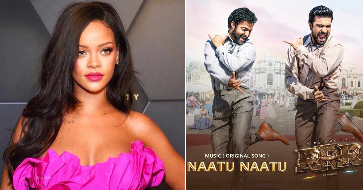 Was Rihanna being gracious, or did she ignore the 'RRR' table as she swished by it?