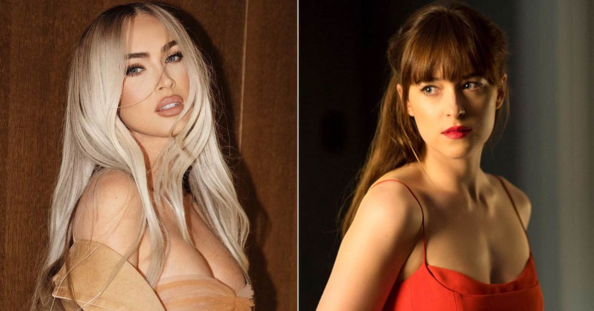When Megan Fox Gave 'Denim-On-Denim' Look A Twist With A Cut-Out Neon Bodysuit Flaunting Her B**bs