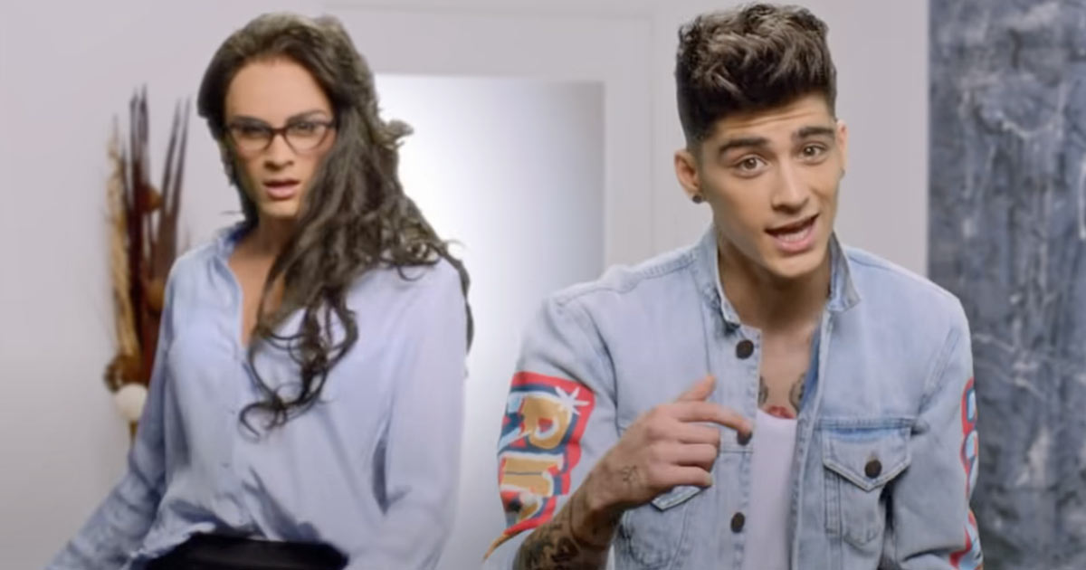 When Zayn Malik Wore A Wig Tight Pencil Skirt Heels