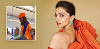 Deepika Padukone In Economy Class Flight
