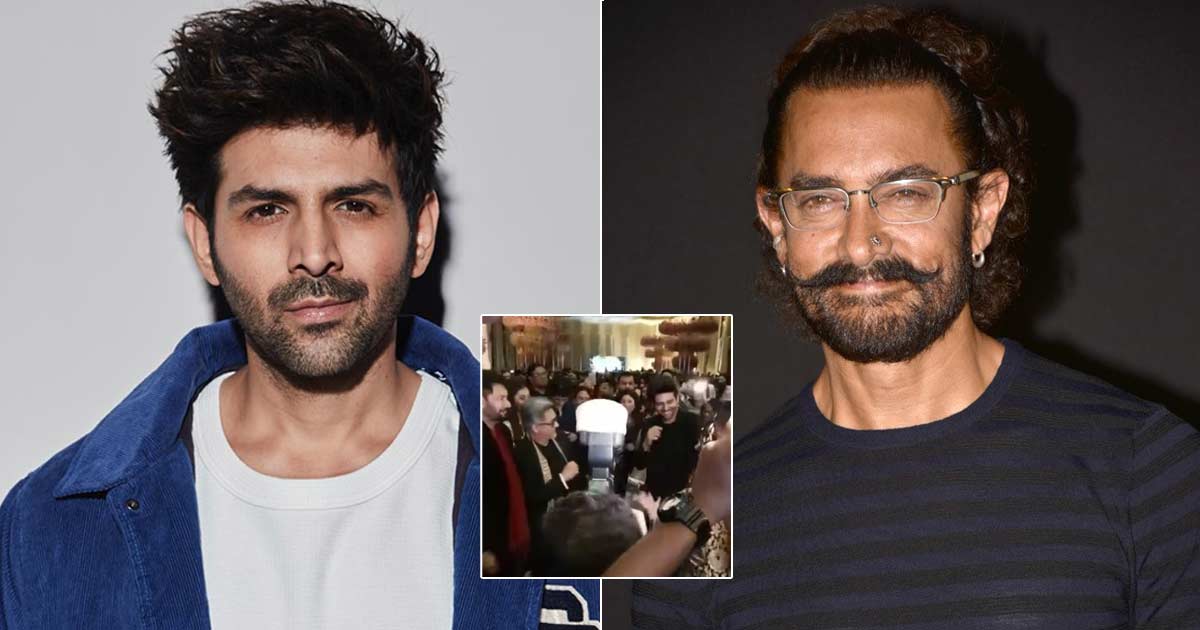 Aamir Khan, Kartik Aaryan dance to 'Tune Maari Entriyaan' in viral video