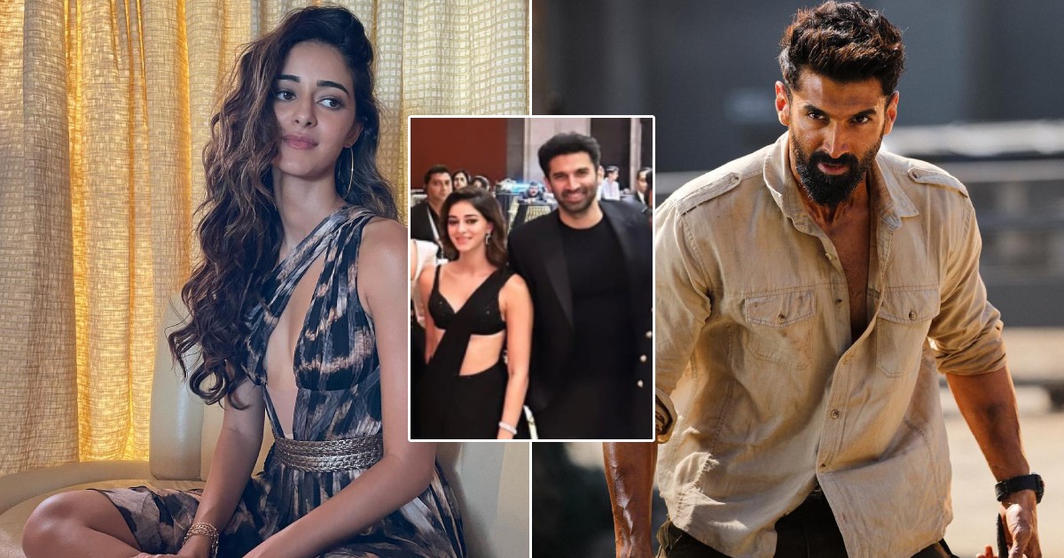 Ananya Panday & Aditya Roy Kapur Twin In Black, Pose Together At Sidharth  Malhotra, Kiara Advani's Reception! Netizens Believe He Looks Better With  Shraddha Kapoor - Read Reactions