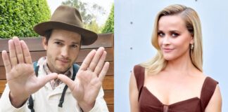 Ashton Kutcher & Reese Witherspoon’s Awkward Pose At 'Your Place Or Mine' Red Carpet