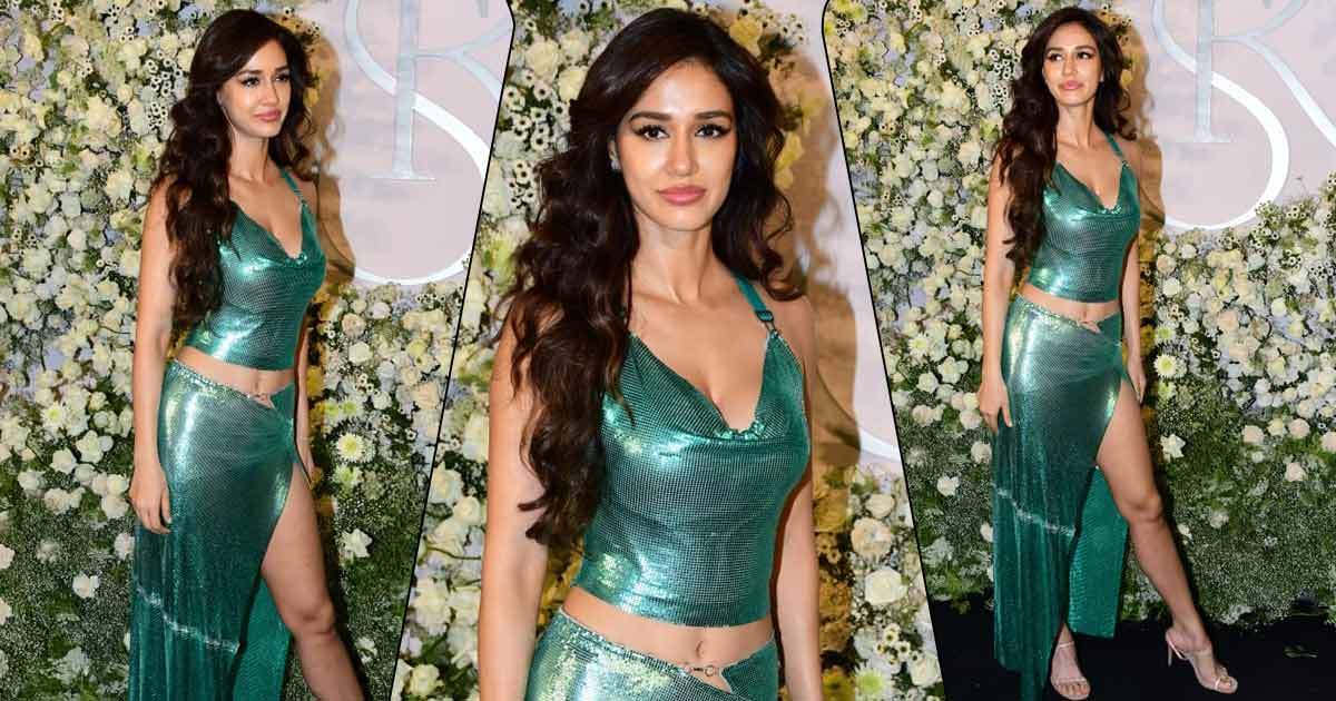 Disha Patani Flaunts Her Long Legs & Busty Assets In A Mermaid Style Outfit  At Sidharth Malhotra & Kiara Advani's Bash, Netizens Troll "Reception Me  Belly Dancer Banke Kyu..."