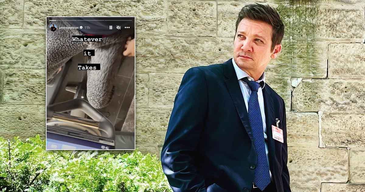 Jeremy Renner shares recovery workout video, says 'Whatever it takes'