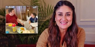 Kareena shares pic of dad Randhir, son Jeh pouting at each other