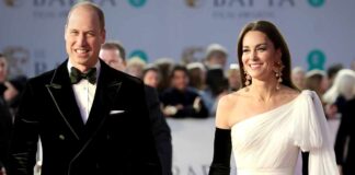 Kate Middleton Pats Prince William On The Butt At BAFTAs Red Carpet