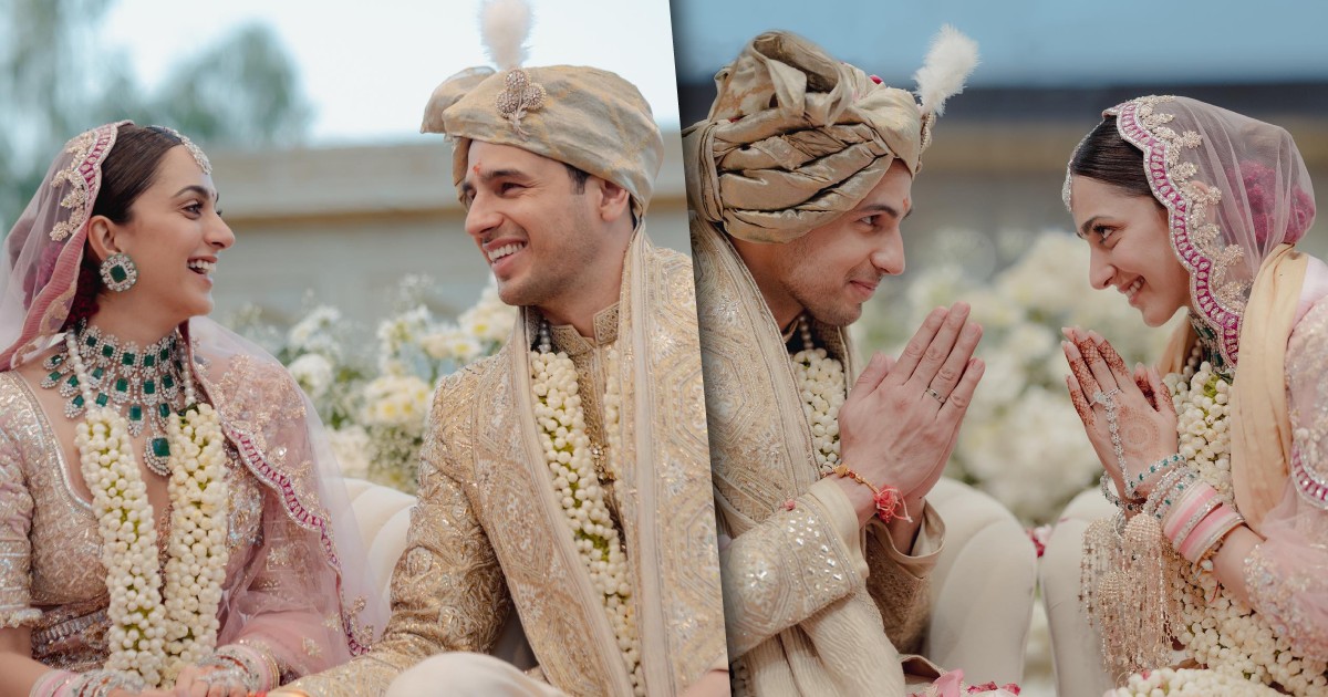 Kiara Advani & Sidharth Malhotra Wedding Look Book: Manish Malhotra's Empress Rose Lehenga, Gold-Ivory Sherwani To Kaleere With Special Tribute To Their Dog - Every Detail Matters!