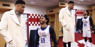 NBA star Antetokounmpo is glad Ranveer Singh played for his teamNBA star Antetokounmpo is glad Ranveer Singh played for his team