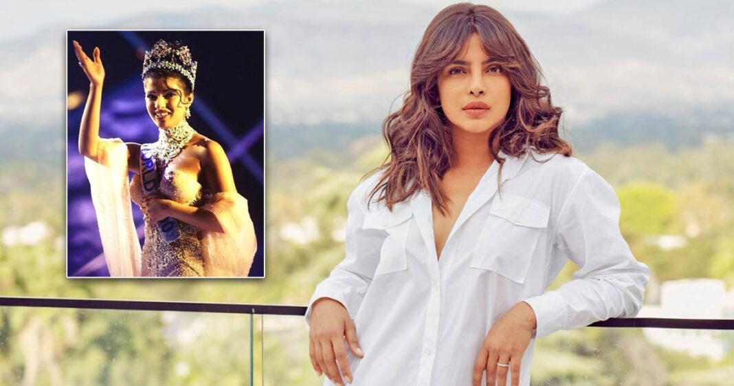 Priyanka Chopra's Wardrobe Malfunction While Getting Crowned For Miss