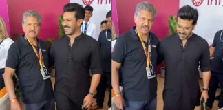 Ram Charan teaches Anand Mahindra hookstep of 'Naatu Naatu'