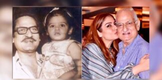 Raveena Tandon posts childhood pics as she remembers father on birthday